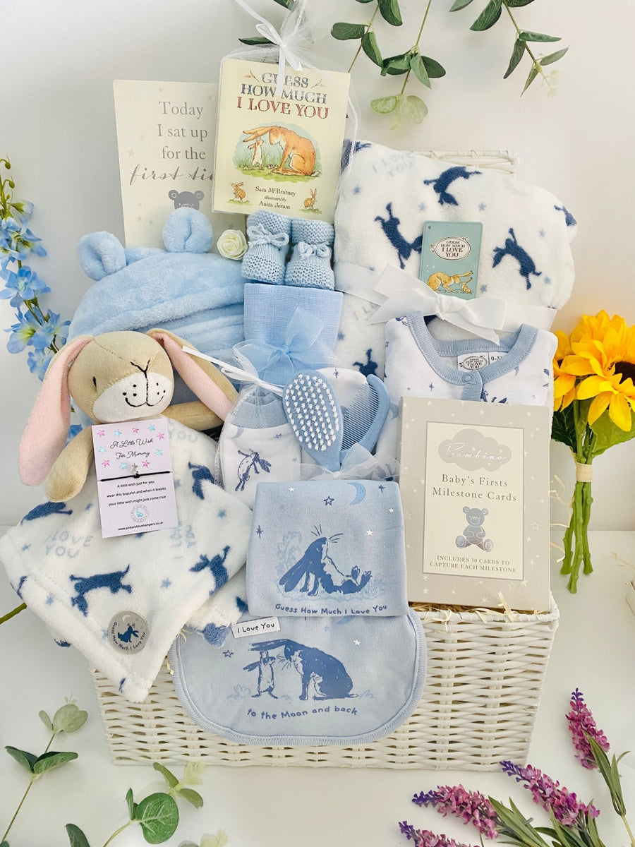 Guess The Gift Basket Baby Shower Large Baby Shower Gift Basket