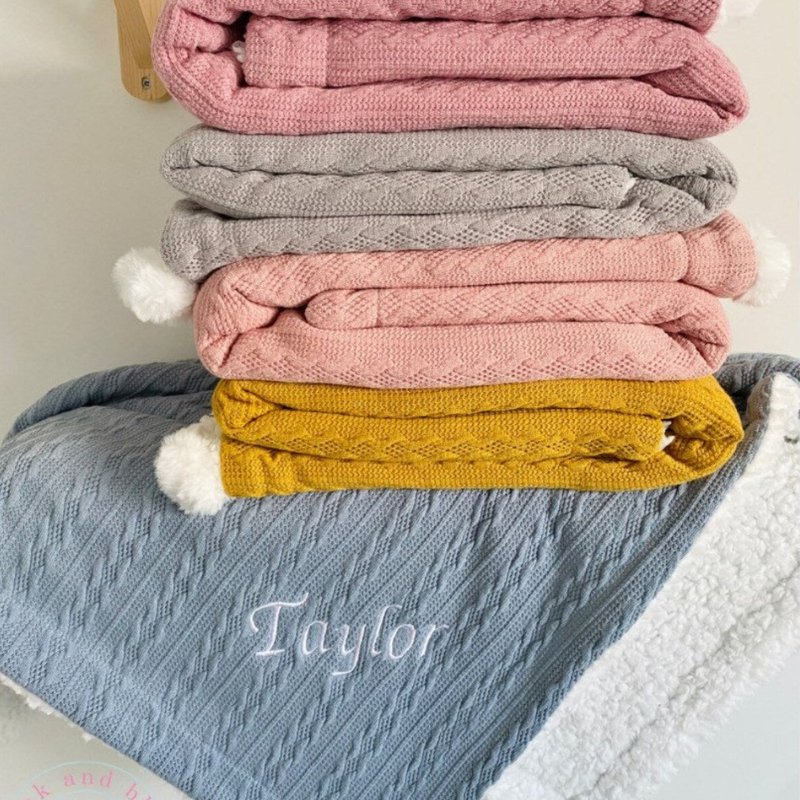 Baby Blankets - Pink and Blue Hampers