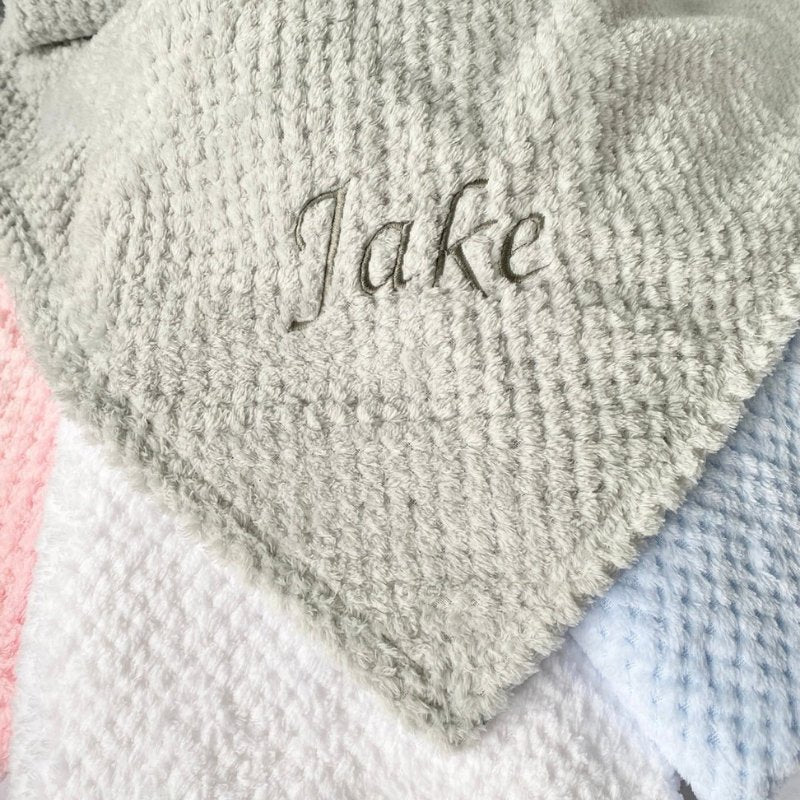 Personalised Baby Blankets - Pink and Blue Hampers
