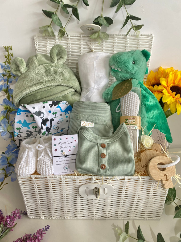 Baby Boy Gift Hamper - Dinosaur Super Star - Pink and Blue Hampers