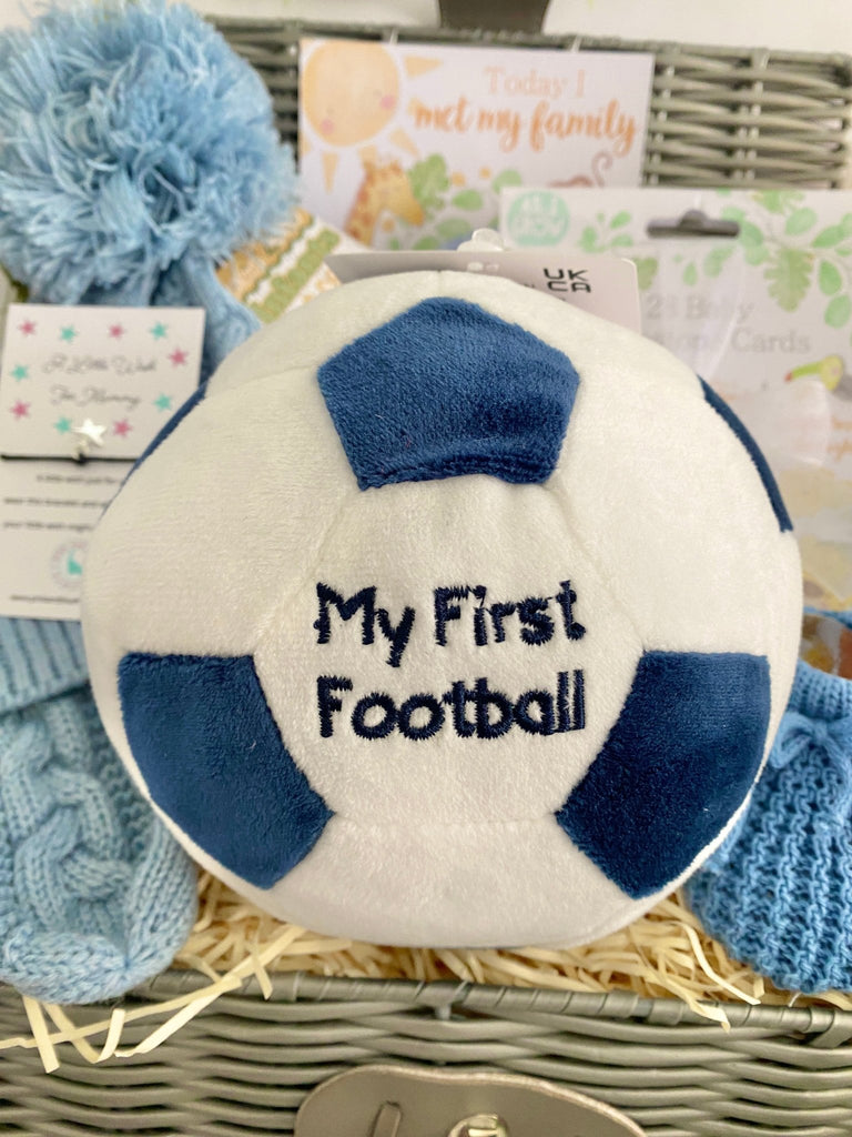 Baby Boy Gift - My First Football - Pink and Blue Hampers