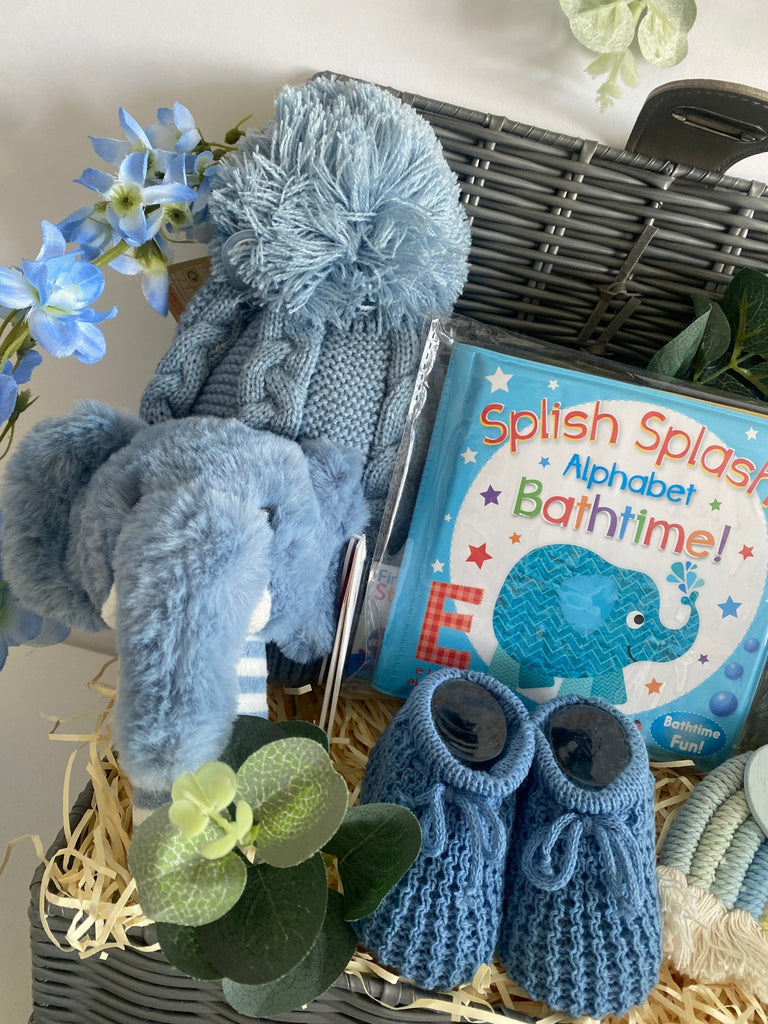Baby Boy Hamper - Bath Time Fun - Pink and Blue Hampers