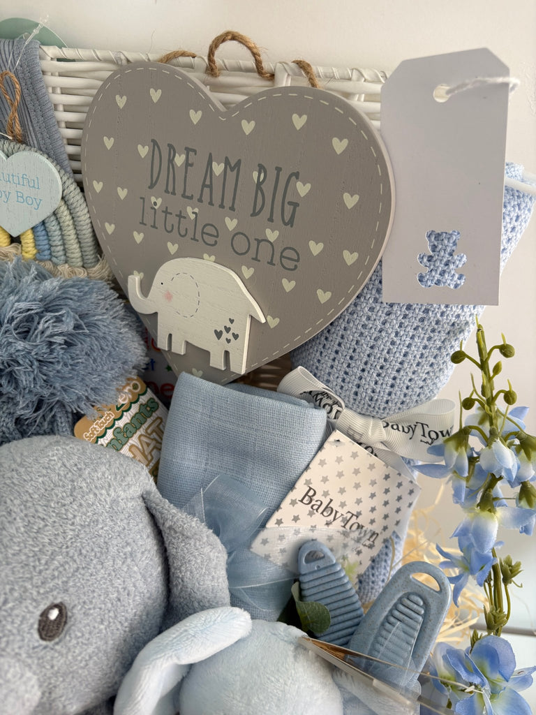 Baby Boy Hamper - Big Safari Dreams - Pink and Blue Hampers