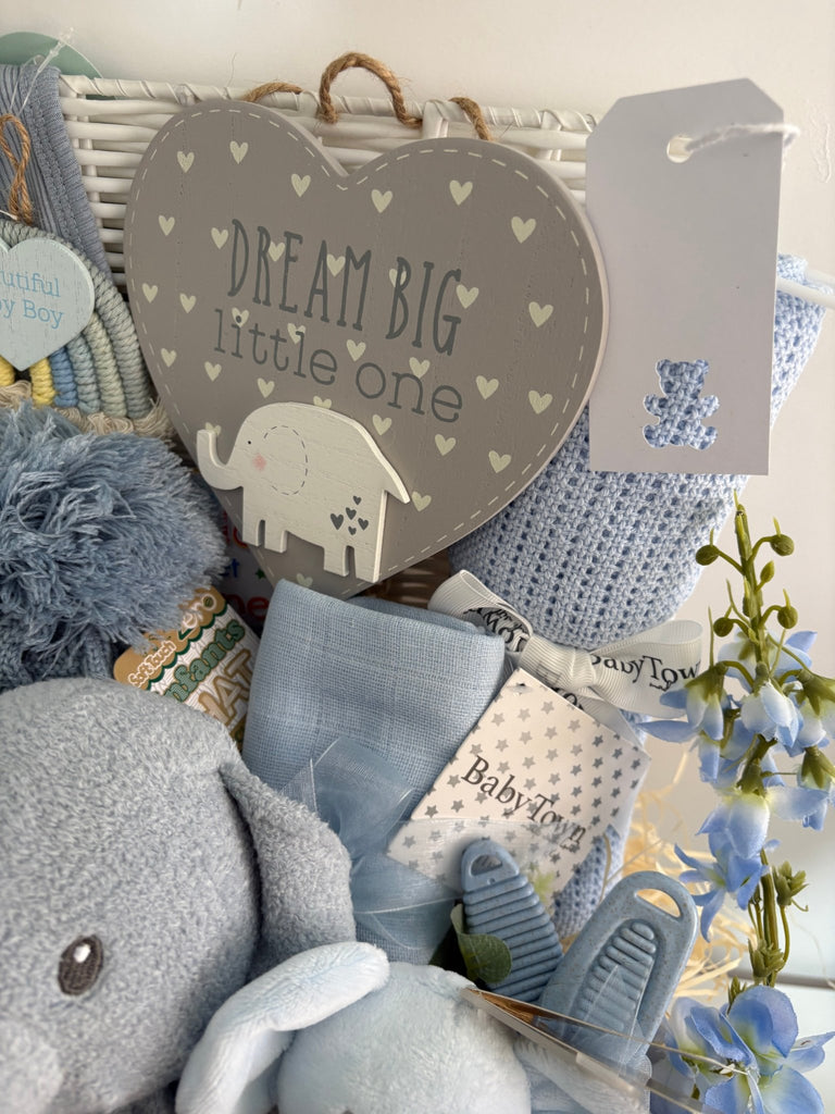 Baby Boy Hamper - Big Safari Dreams - Pink and Blue Hampers