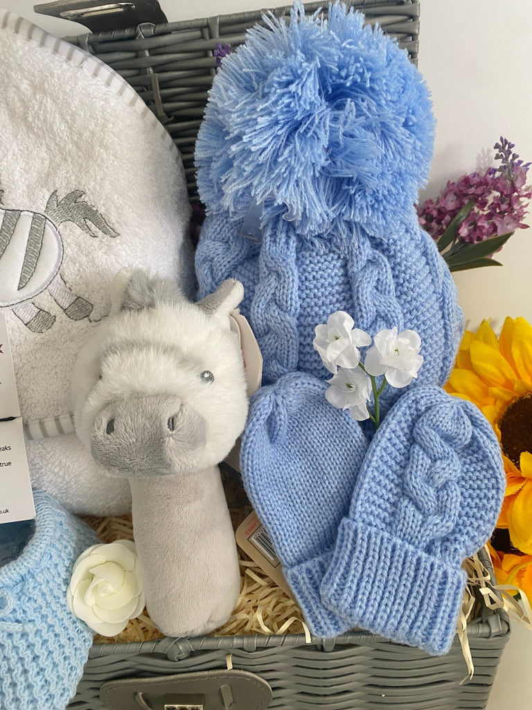 Baby Boy Hamper - Friends With Zebra - Pink and Blue Hampers