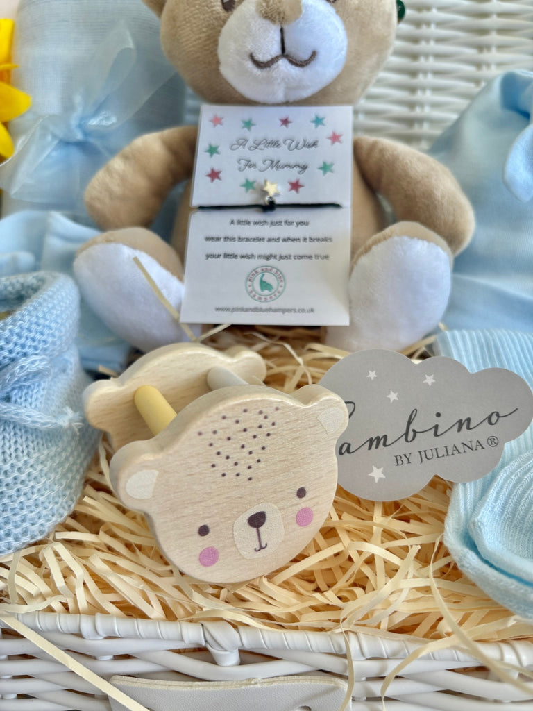 Baby Boy Hamper - Teddy Toes - Pink and Blue Hampers