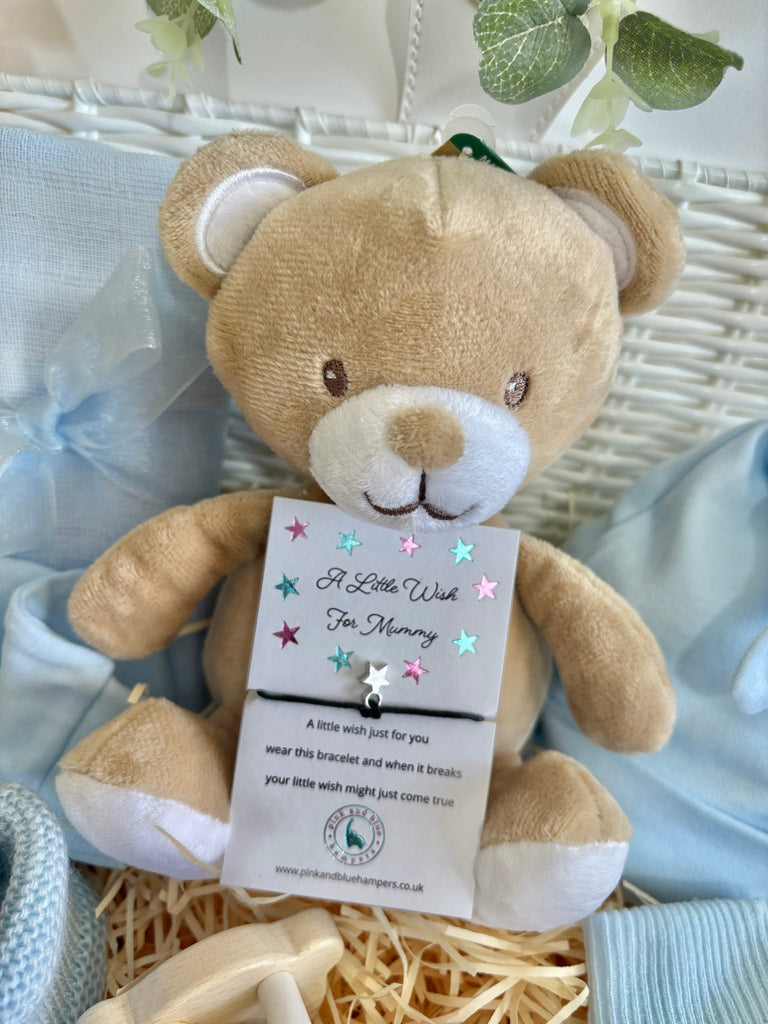 Baby Boy Hamper - Teddy Toes - Pink and Blue Hampers