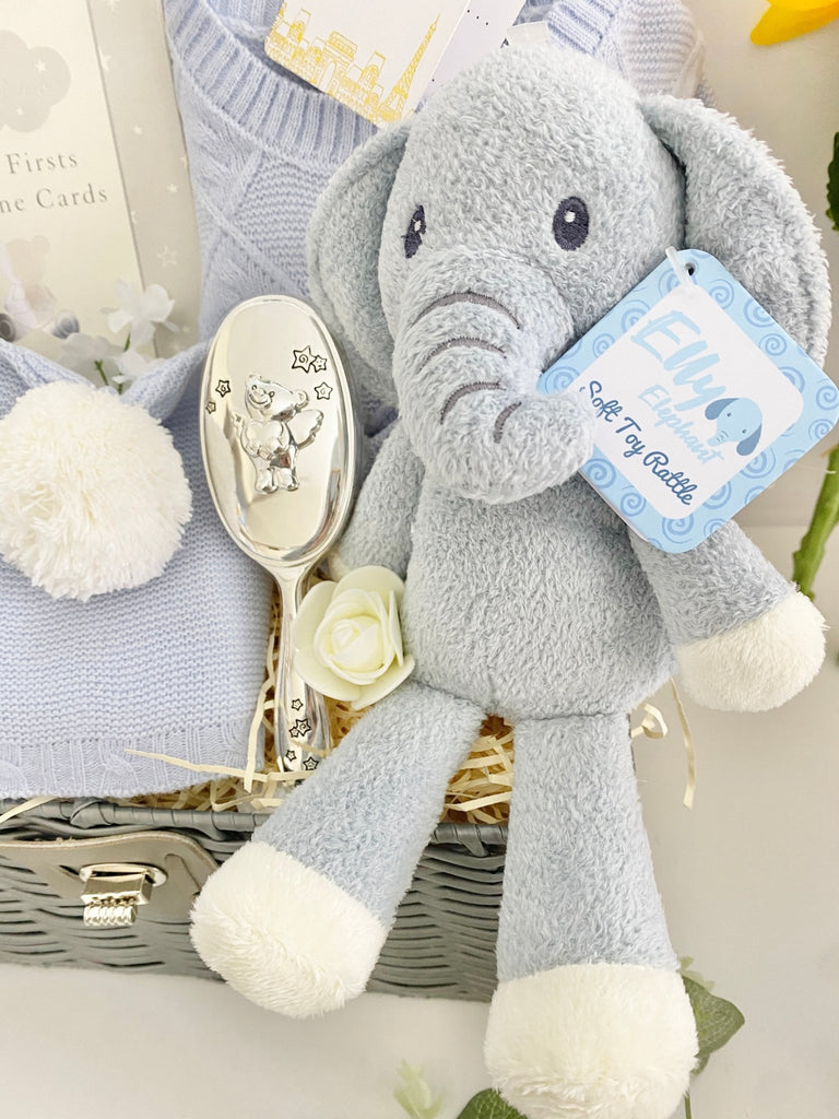 Baby Boy Hamper - Treasured Teddy & Elly - Pink and Blue Hampers
