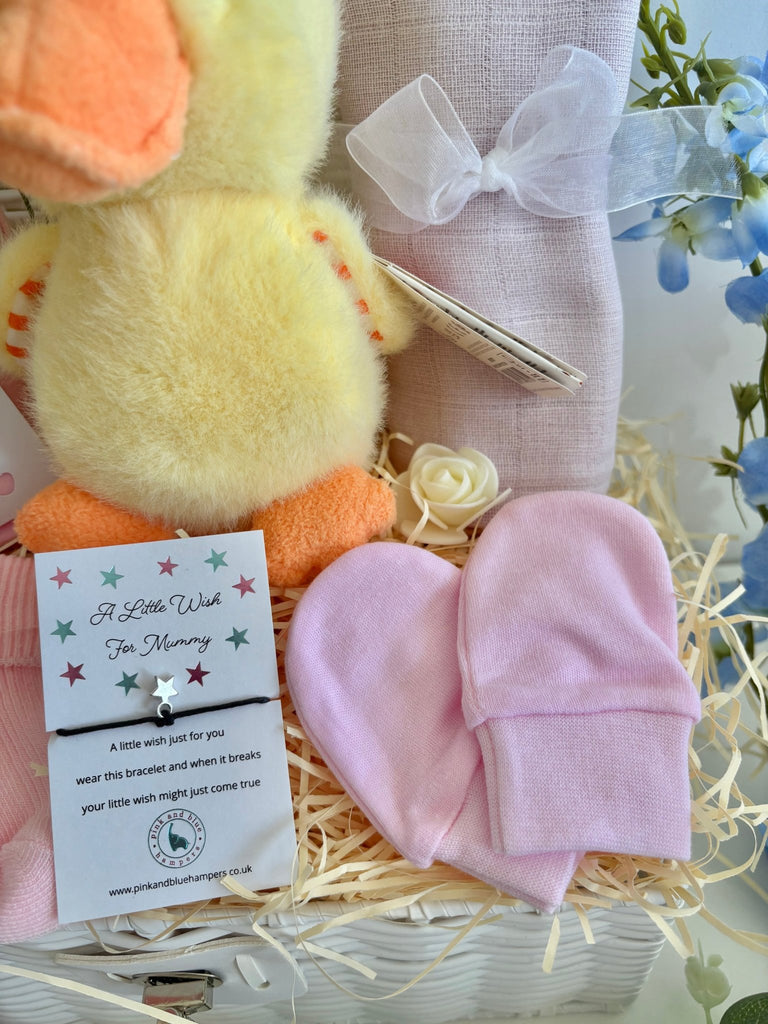 Baby Girl Gift - Little Duck - Pink and Blue Hampers