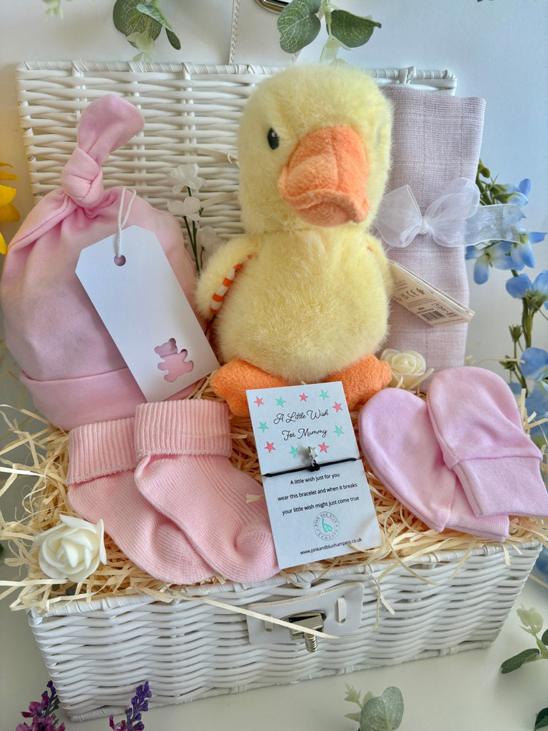 Baby Girl Gift - Little Duck - Pink and Blue Hampers