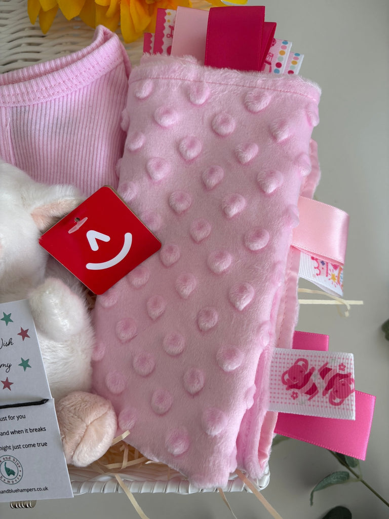 Baby Girl Hamper - Lamby Love - Pink and Blue Hampers