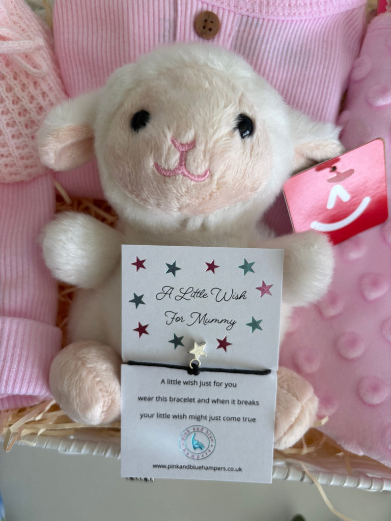 Baby Girl Hamper - Lamby Love - Pink and Blue Hampers