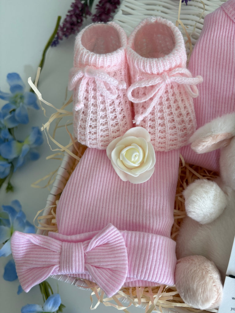 Baby Girl Hamper - Lamby Love - Pink and Blue Hampers