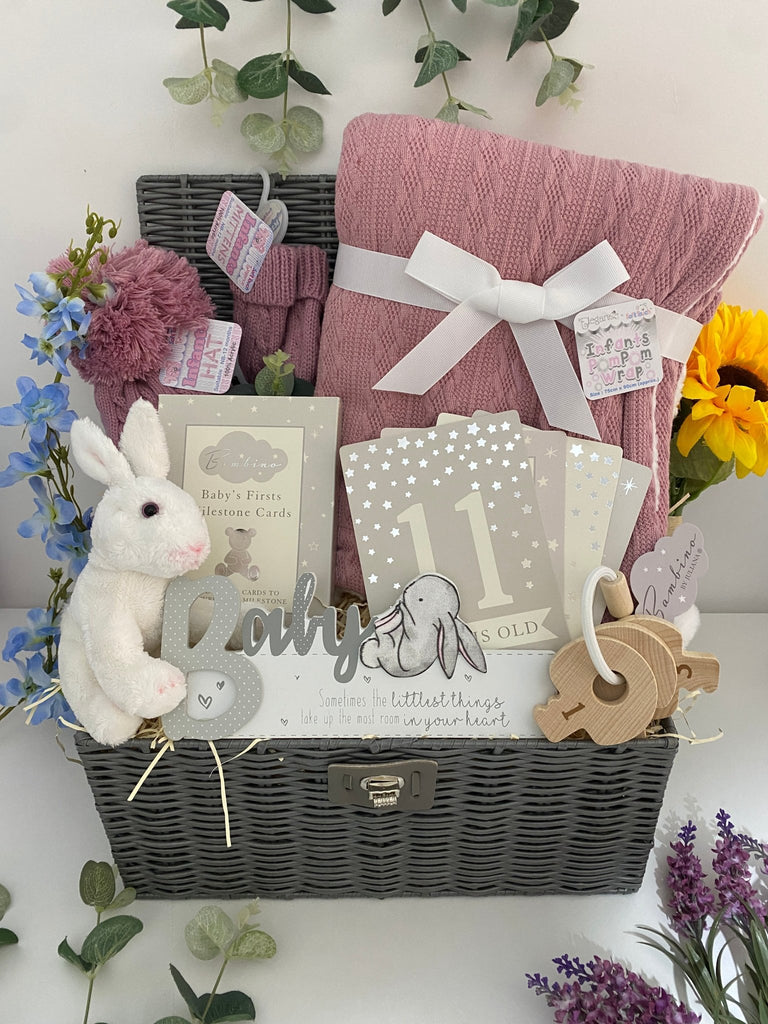Baby Girl Hamper - Magical Bunny - Pink and Blue Hampers