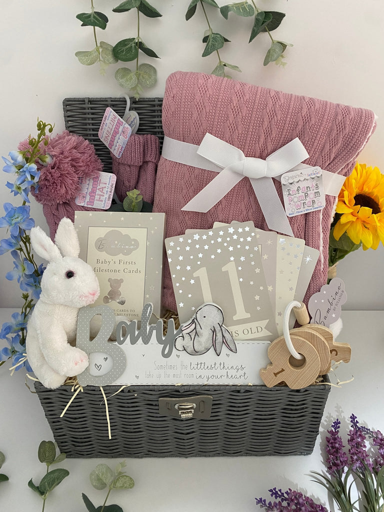 Baby Girl Hamper - Magical Bunny - Pink and Blue Hampers