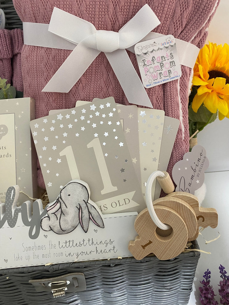 Baby Girl Hamper - Magical Bunny - Pink and Blue Hampers