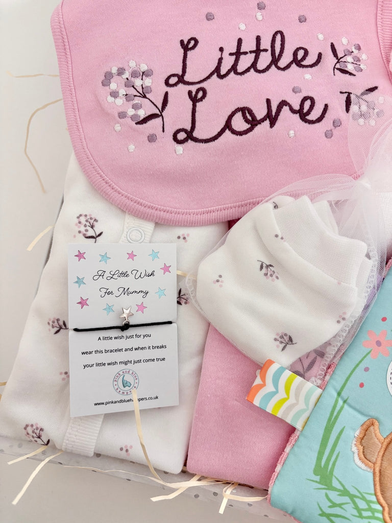 Baby Girl Hamper - Mummies Little Deer - Pink and Blue Hampers