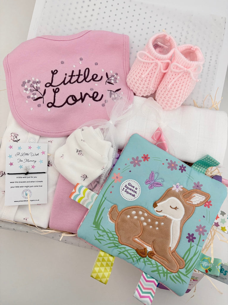 Baby Girl Hamper - Mummies Little Deer - Pink and Blue Hampers