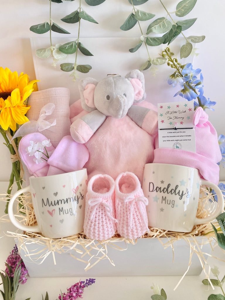 Baby Girl Hamper - Mummy & Daddy’s Little Girl - Pink and Blue Hampers