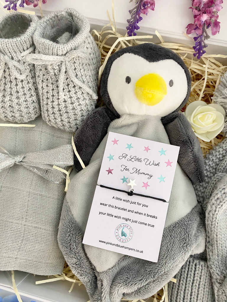 Baby Hamper - Cute Little Penguin - Pink and Blue Hampers