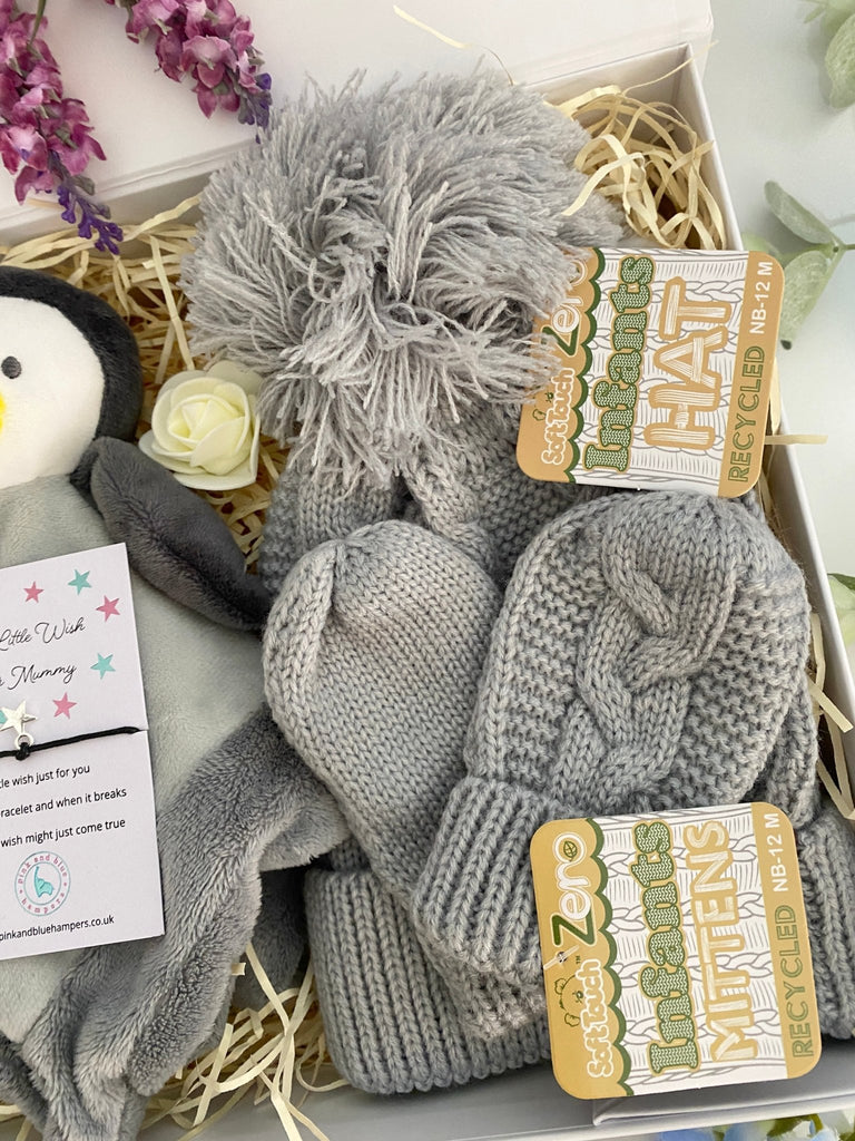Baby Hamper - Cute Little Penguin - Pink and Blue Hampers