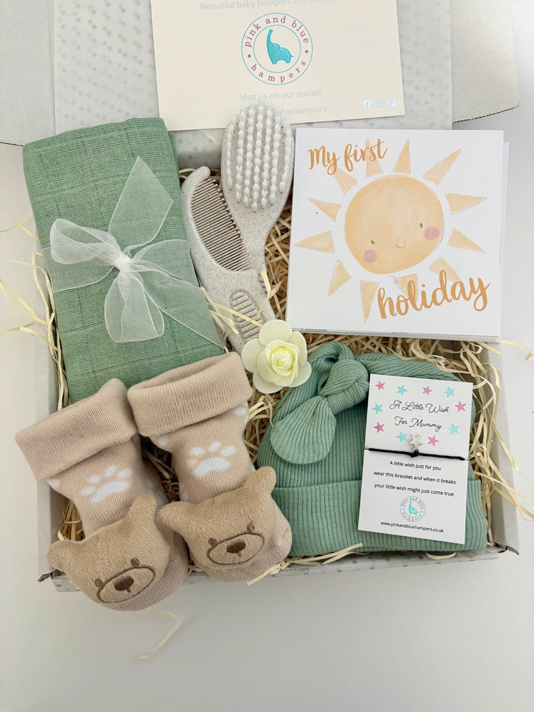 Baby Shower Gift - Shine Bright - Pink and Blue Hampers