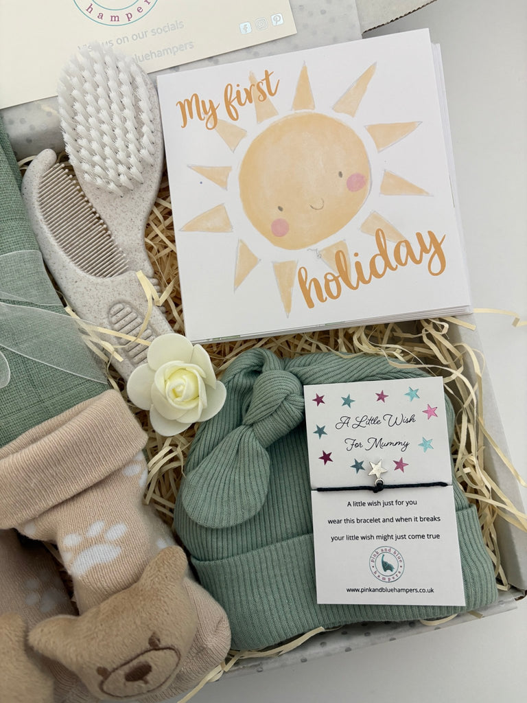 Baby Shower Gift - Shine Bright - Pink and Blue Hampers