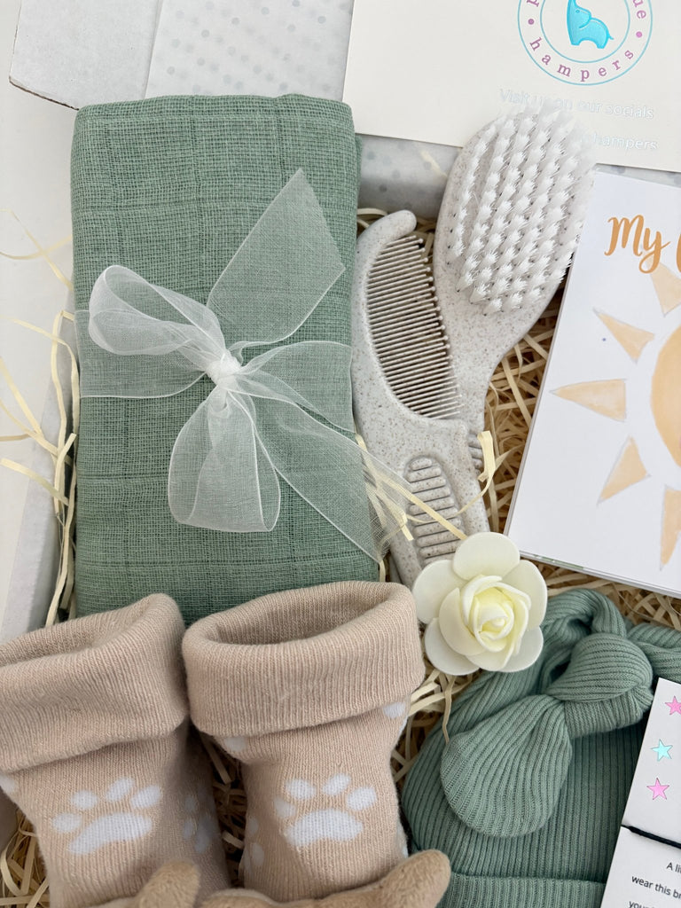 Baby Shower Gift - Shine Bright - Pink and Blue Hampers