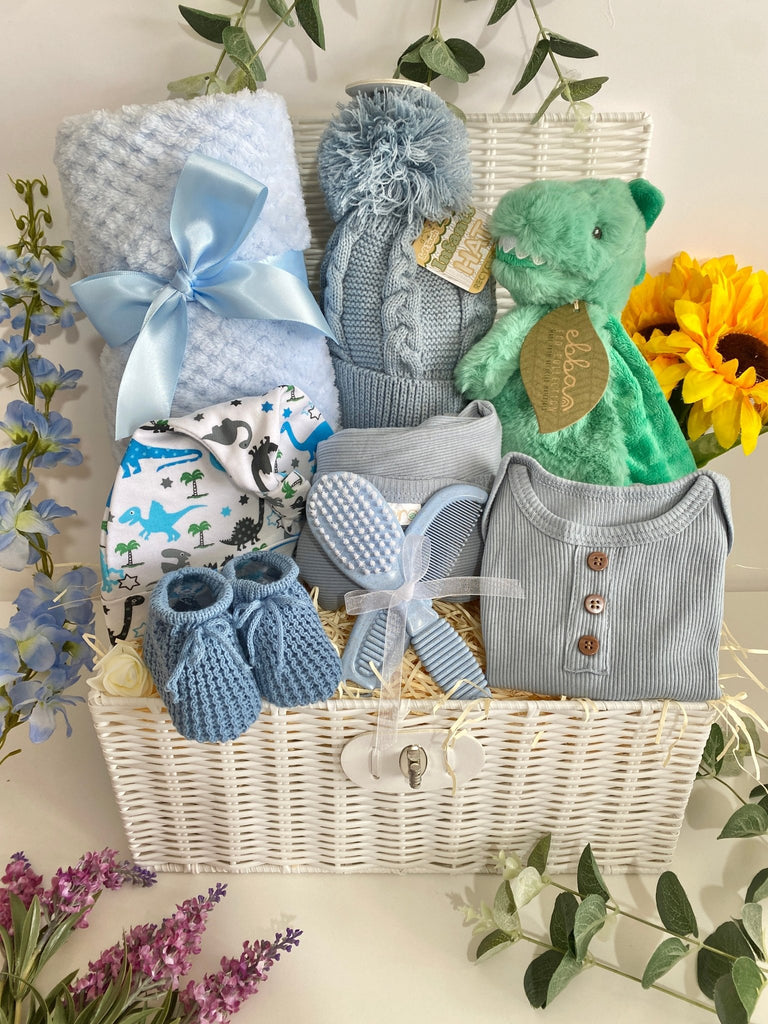Baby Shower Hamper - Rex The Dragon - Pink and Blue Hampers