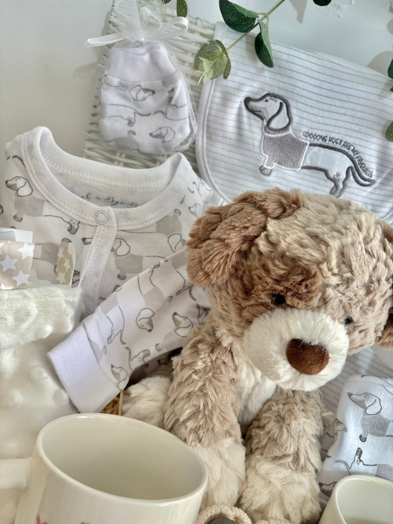 Maternity Baby Hamper - Long Hugs Are My Favourite - Pink and Blue Hampers