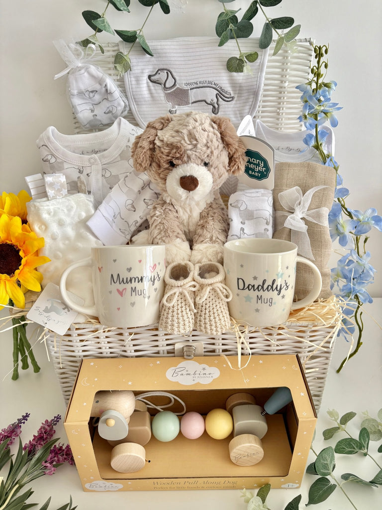 Maternity Baby Hamper - Long Hugs Are My Favourite - Pink and Blue Hampers