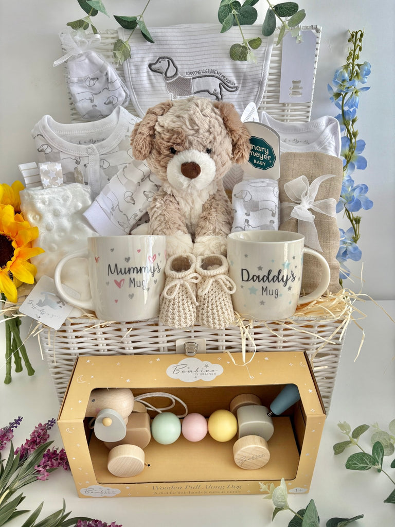 Maternity Baby Hamper - Long Hugs Are My Favourite - Pink and Blue Hampers