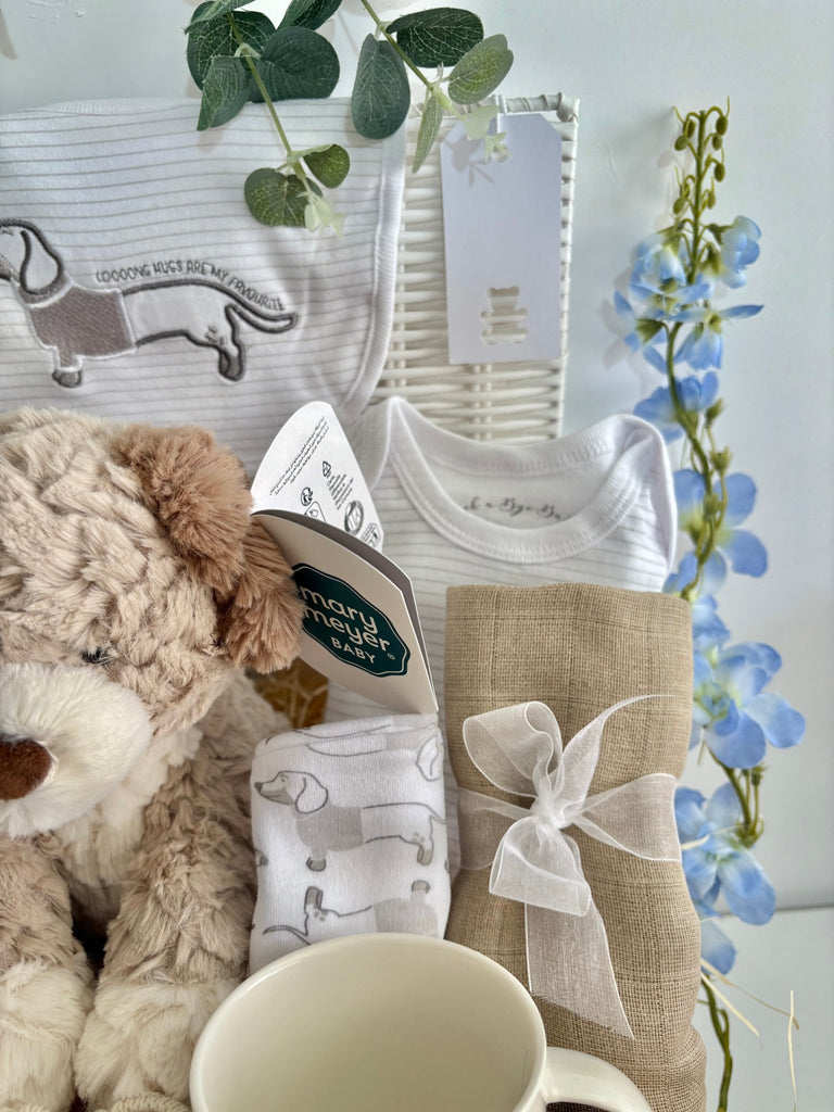 Maternity Baby Hamper - Long Hugs Are My Favourite - Pink and Blue Hampers