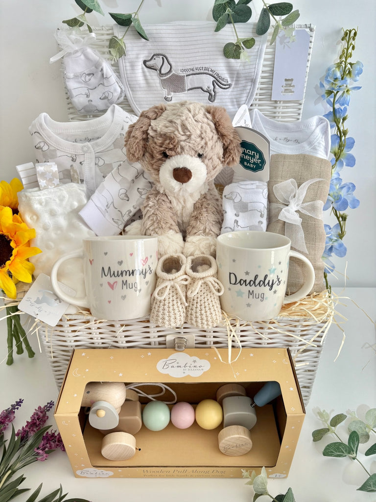 Maternity Baby Hamper - Long Hugs Are My Favourite - Pink and Blue Hampers