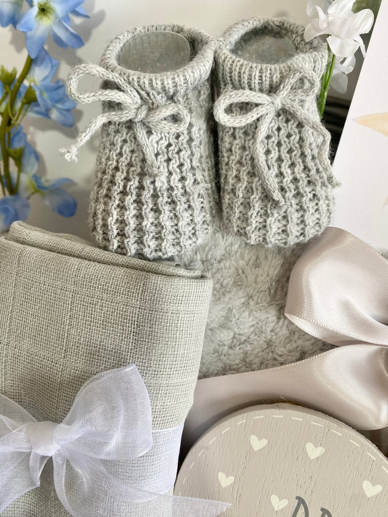 Maternity Gift Basket - Dream Big Little One Elephant Hamper - Pink and Blue Hampers