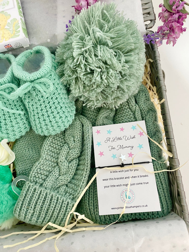 Maternity Gift Hamper - Little Dino Cuddles - Pink and Blue Hampers