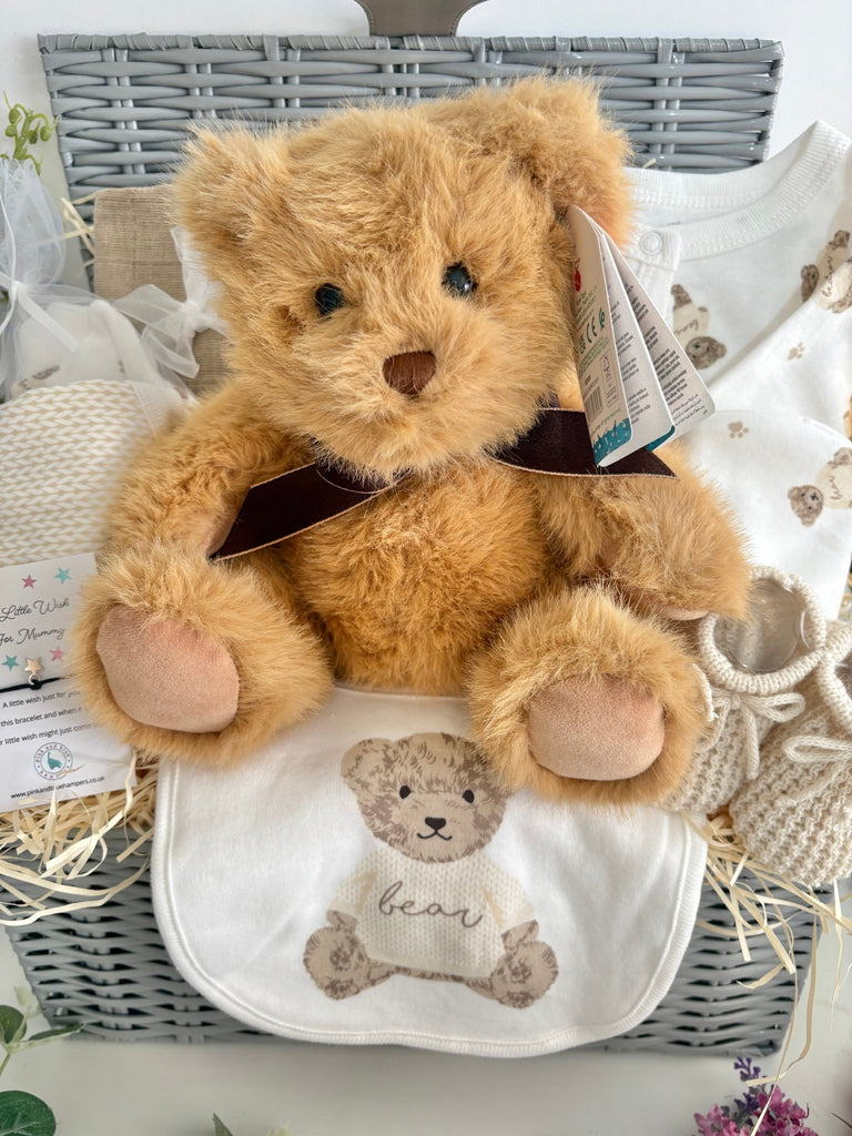Maternity Gift Hamper - Teddy Bear Snuggles - Pink and Blue Hampers