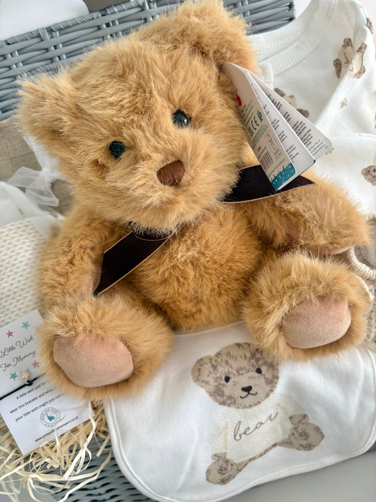 Maternity Gift Hamper - Teddy Bear Snuggles - Pink and Blue Hampers
