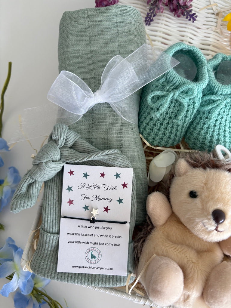 Maternity Gift Hamper - Woodland Snuggles - Pink and Blue Hampers