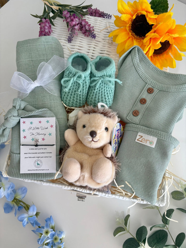 Maternity Gift Hamper - Woodland Snuggles - Pink and Blue Hampers