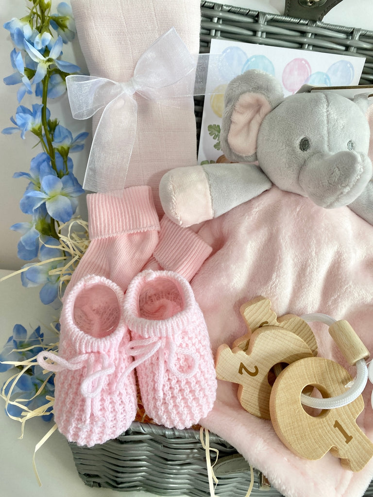 Mum To Be Baby Hamper - Count With Me - Pink and Blue Hampers