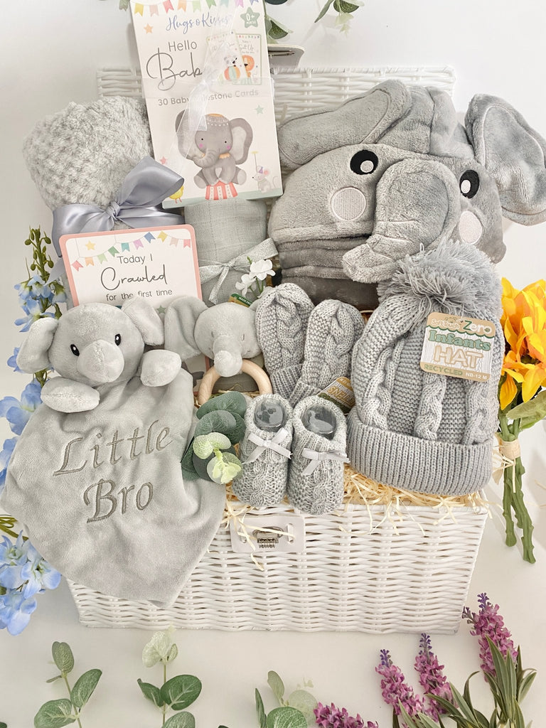 Mum To Be Hamper - Elephant Snuggles - Pink and Blue Hampers