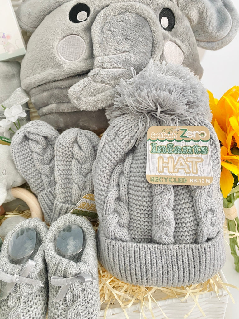Mum To Be Hamper - Elephant Snuggles - Pink and Blue Hampers