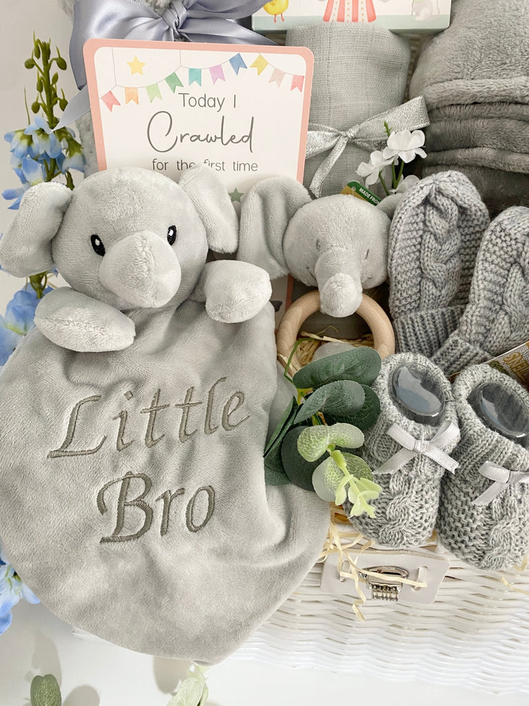 Mum To Be Hamper - Elephant Snuggles - Pink and Blue Hampers