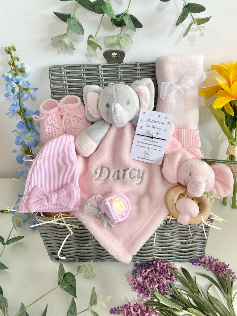 Mummy To Be Baby Hamper - Little Bows - Pink and Blue Hampers