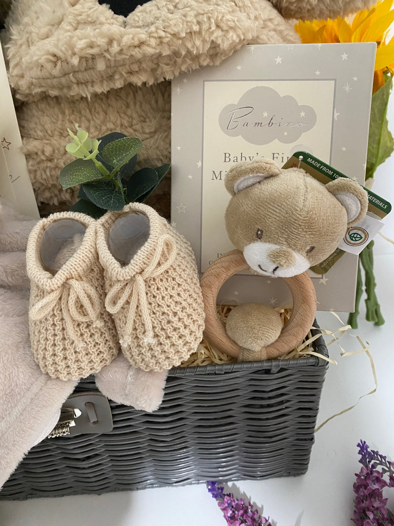 Mummy To Be Gift - Perfect Puppy Snuggles - Pink and Blue Hampers