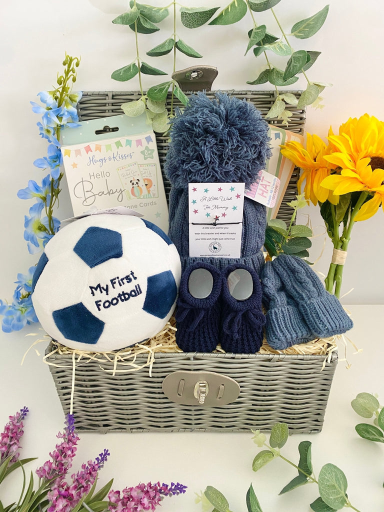 My First Football Baby Boy Hamper - Little Stars - Pink and Blue Hampers