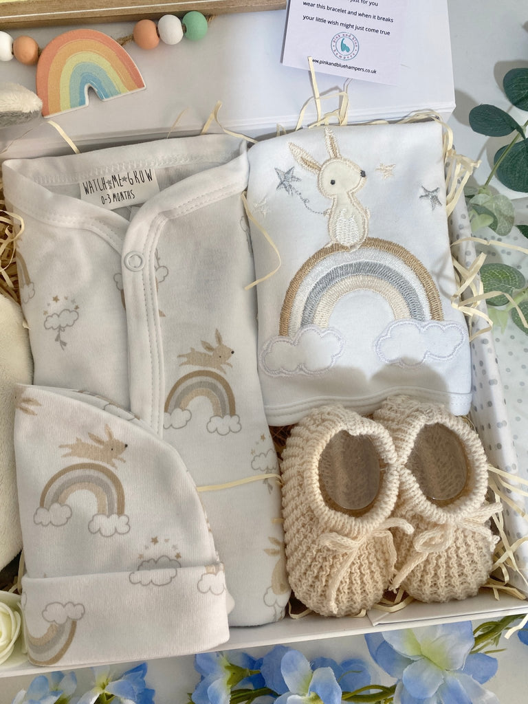 New Mum Baby Hamper - The Most Beautiful Baby - Pink and Blue Hampers