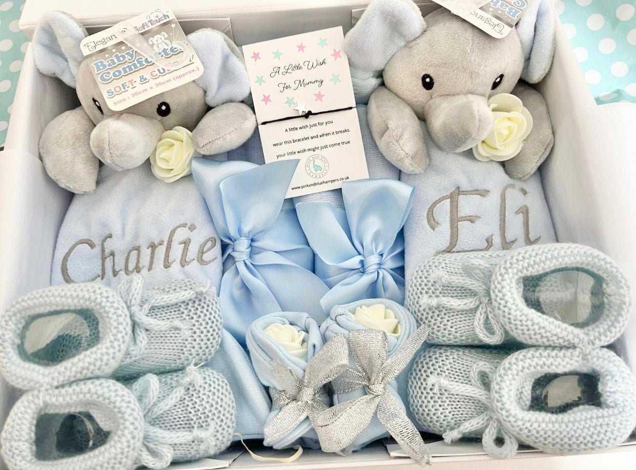 Personalized baby boy gift baskets on sale