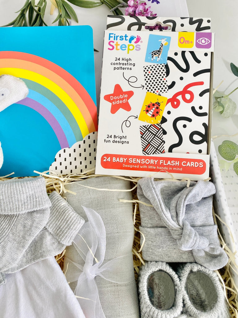 Sensory Baby Gift Box - Taggie Bunny - Pink and Blue Hampers